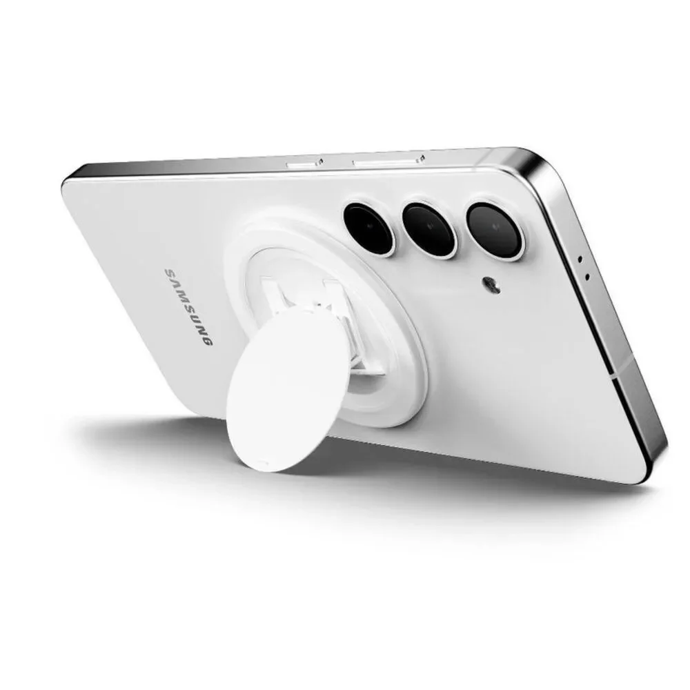 Snap Grip Luxe Magnetic Phone Grip - Overe White